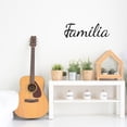 thumbnail image 2 of Familia Spanish Family Word Art Laser Cut Solid Steel Decorative Home Accent Wall Sign Hanging, 2 of 3