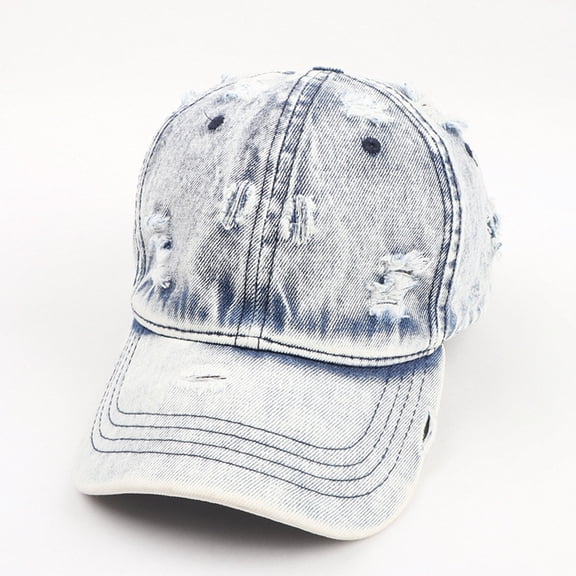 Womens Baseball Caps Summer Casual Denim Baseball Cap Adjustable Hat Visors Caps