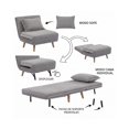 thumbnail image 4 of Sofá Cama Individual Convertible EKE Life Home Moderno con Cojín Incluido para Sala Recámara Estudio, 4 of 7