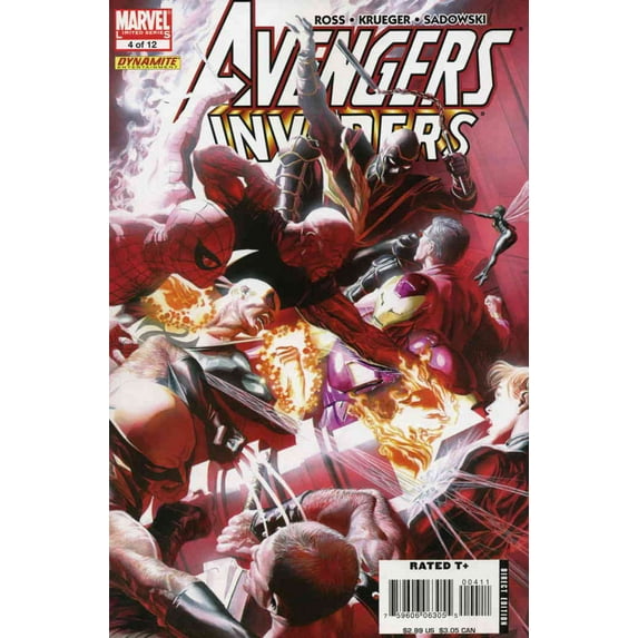 Avengers/Invaders #4 VF ; Marvel Comic Book