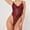 Wine, variant on Corset Lingerie Exciting Lace One Piece Comfortable Lovely Flattering Women's Ticee Lingerie Sets