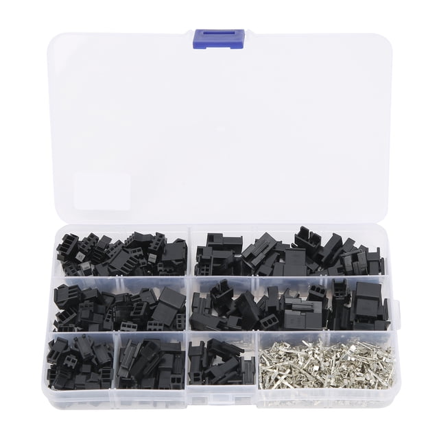 480 Uds 2,54mm 2/3/4 Pin cabezales conectores adaptador Terminal surtido Kit