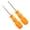 Orange, variant on Gamebit Screwdriver Set 3.8mm & 4.5mm Security Screwdriver Bits for Opening NES, SNES, N64, GC, GB Consoles and Cartridages, Orange