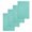 Turquoise / Aqua, variant on Grey Burlap Texture Kitchen Dish Towels for Drying Dishes Set of 3, Farmhouse Vintage Gray Waffle Weave Microfiber Hand Tea Bathroom Towels Quick Dry & Absorbent Towel 15.7x23.6