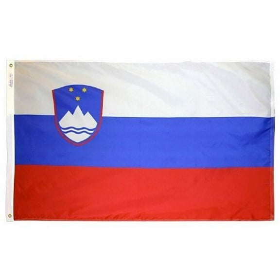 Annin Flagmakers 221729 3 ft. x 5 ft. Nyl-Glo Slovenia Flag