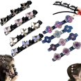 thumbnail image 1 of Pinza para el pelo Positivte3c, pinza para el pelo trenzada Positivte, pinzas para el pelo trenzadas con piedras de cristal brillantes, pinza para el pelo trenzada, pinzas para el pelo con diamantes d, 1 of 5