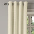 thumbnail image 3 of Ambesonne Geometric Grommet Curtain, Vertical Ornaments, 50" x 63", Cream and Pale Pink, 3 of 6