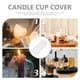 thumbnail image 4 of 4pcs Transparent Vela Shades Simple Style Cubiertas Cubiertas Clear Vele Shades, 4 of 7