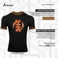 thumbnail image 3 of Afrimoji Unisex Crew Neck T-Shirt: Breathable Single Jersey with Kente Trim, 3 of 5