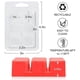 thumbnail image 3 of Wax Melt Molds 100 Pack - Clear Plastic Wax Melt Containers Wax Melt Clamshells for DIY Homemade Candle Making, 3 of 5