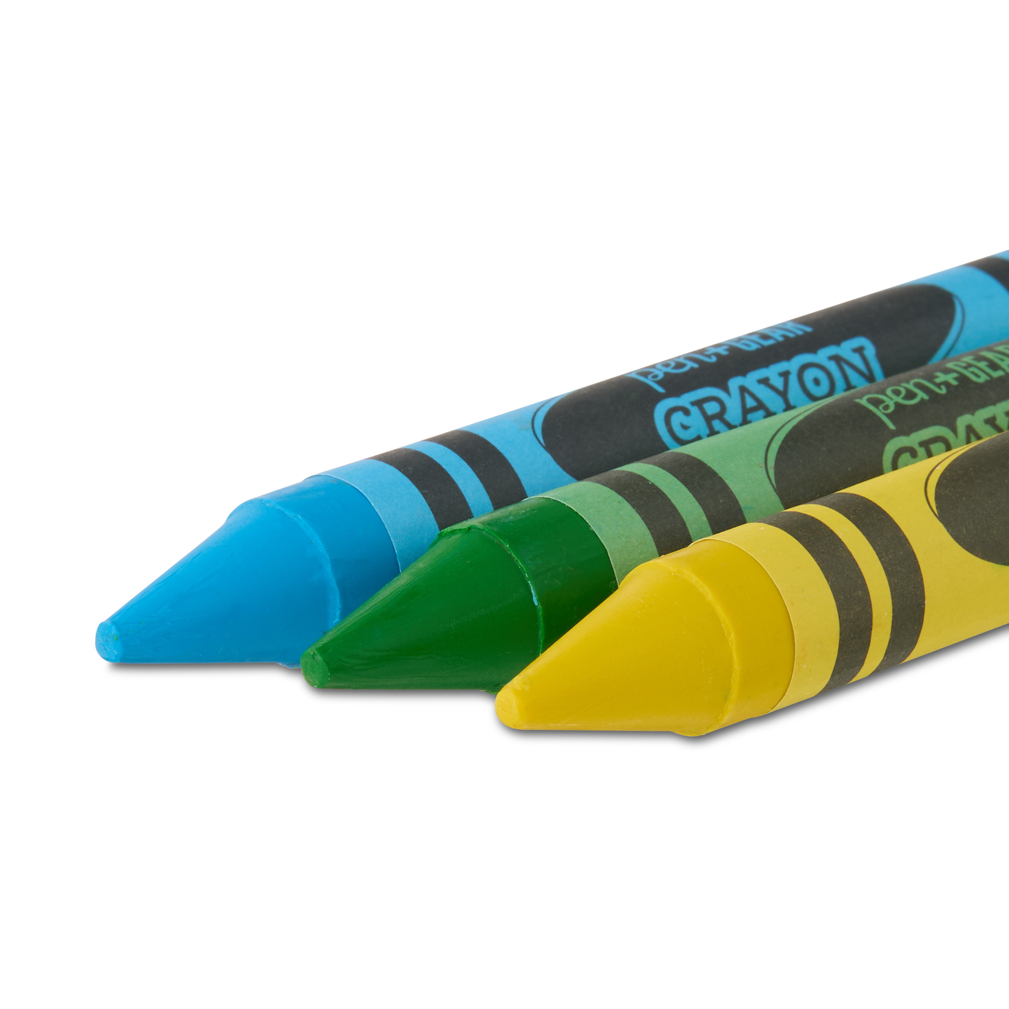 Caja de 8 crayones jumbo Pen+Gear empacados en caja de papel de colores 2