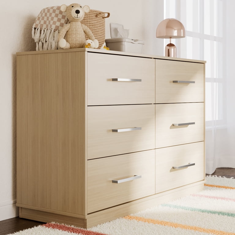 Graco Essentials 6 Drawer Nursery Double Dresser, Driftwood