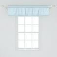 thumbnail image 2 of Ambesonne Harbour Stripe Window Valance, Wavy Soft Lines, 42" x 12", Pale Blue White, 2 of 3