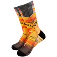 thumbnail image 1 of Fireball Whiskey 49232 Fireball Whiskey Bottle Print Socks, 1 of 1