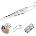 thumbnail image 3 of Stainless Steel Arita Tauber Meibomian Gland Expressor Forceps, 3 of 9