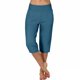 thumbnail image 2 of TaTaai Women's Side Slit Yoga Capri Pants High Waist 7/8 Length Stretchy Work Pants Non See Through Casual Lounge Bottoms Tummy Control Gym Gift, 2 of 7