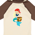 thumbnail image 4 of Inktastic Mermaid Pirate Boys or Girls Long Sleeve Baby Bodysuit, 4 of 5