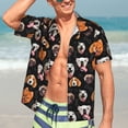 thumbnail image 7 of Susaid Different Breeds Of Dogs Print Short Sleeve Shirts Button Down Casual Shirts Summer Beach Aloha Button Down Short Sleeve for Men ,Medium, 7 of 7