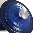 thumbnail image 5 of MegaChef 2 Quart Enameled Cast Iron Sauce Pan in Gradient Dark Blue, 5 of 7