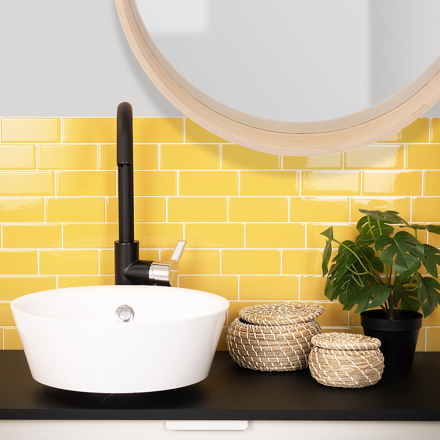 Smart Tiles - Peel and Stick Backsplash Tiles - Premium 3D Kitchen and Bathroom Tile