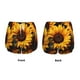 thumbnail image 3 of Balery Vibrant Sunflower Blooms Pantalones cortos deportivos para mujer con forro y dos bolsillos, elásticos, para entrenamiento, gimnasio, yoga-Large, 3 of 7