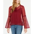 thumbnail image 2 of Self Esteem Womens Swiss Dot Top Size M, 2 of 2