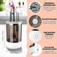 thumbnail image 2 of Electric Makeup Brush Cleaner, Makeup Brush Cleaner Machine with Brush Clean Mat, Automatic Cosmetic Brush Cleaner Tools, 2 of 5