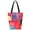 Bright Retro, variant on Carryall Shopping Travel Tote Bag with Durable Ripstop Polyester - Foldable, Waterproof, and OEKO-TEX Certified, Small, Sunflowers Harvest