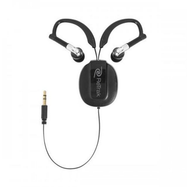 Bulk Buys KL22523 Green Armband Retractable Sports Wrap Earbuds