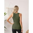 thumbnail image 5 of Womens Summer Tank Tops Crewneck Sleeveless Shirts Tanks Slim Fitted Casual Basic Tee Shirt, 5 of 6