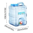 thumbnail image 2 of Oliegs Blanket Purified Water Camping Water Container With Handle For Use Lightweight Durable For Home Gym And Parties, 2 of 4