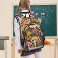 thumbnail image 7 of FORMRS School Backpack 17" Student Travel Bag with Laptop Compartment, Colorful Mushroom, 7 of 7