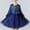 Blue, variant on JUSLIO Girls Dresses Tulle Ruffle Long Sleeve Girl Dresses Casual Winter Holiday Party Princess Dress