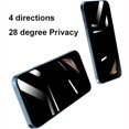thumbnail image 3 of Protector de pantalla BWEDXEZ Privacy de vidrio templado para iPhone 16 Pro Max, 3 of 7