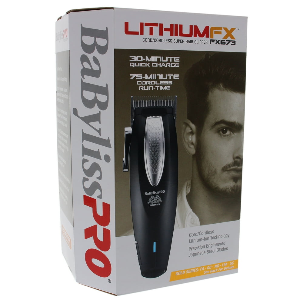 BaBylissPRO BaBylissPRO LithiumFX Cordless Super Hair Clipper FX673