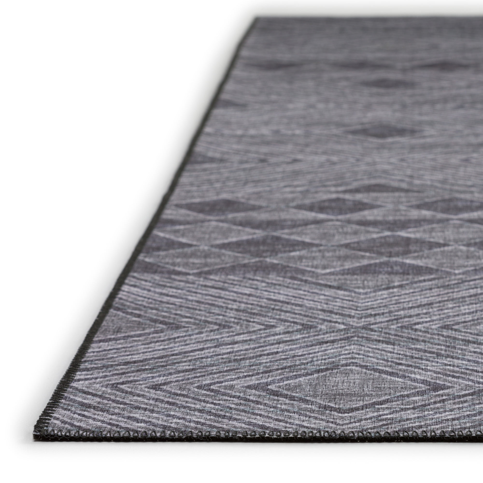Addison Rugs Indoor/ Outdoor Addison Yuma Geometric Southwest Washable Rug 9' x 12' - Gray