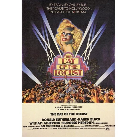 Pop Culture Graphics  The Day of The Locust Movie Poster Print - 27 x 40