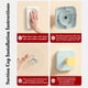 thumbnail image 5 of Gancho de ventosa montado en la pared, gancho para sombrero no perforado, gancho para ropa de baño Soporte plástico al vacío resistente y reutilizable, 5 of 6