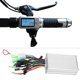 thumbnail image 4 of Controlador de motor eléctrico Eddwiin, panel de pantalla LCD a prueba de agua, kit de controlador sin escobillas para bicicleta eléctrica y scooter (350W36V/350W48V)(350W36V), 4 of 5