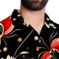 thumbnail image 5 of Seven Starred Ladybird Men's Short Sleeve Beach Shirts, Casual Printed Poplin Button Down, Unisex Summer Hawaiian Shirt, 5 of 6