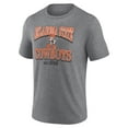 thumbnail image 2 of Men's Heather Gray Oklahoma State Cowboys Vintage Stack Tri-Blend T-Shirt, 2 of 3