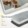 thumbnail image 6 of PawHut Whelping Box for Dogs and Puppies w/ Waterproof Pee Pad for M Dogs, 6 of 9