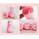 thumbnail image 2 of ER Paquete de 4 zapatos de silicona para gatos resistentes a los arañazos, zapatillas de baño para gatos, Rojo Verde Excelente Rendimiento, 2 of 5