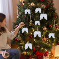 thumbnail image 5 of 1set 15pcs 5 style Feather Wings Decorations for Christmas Trees Decorations White 120~200mm 3pcs/style, 5 of 5