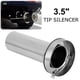 thumbnail image 5 of Car Adjustable Removable Round Head Exhaust Muffler Silencer Car Modification (3.5in), 5 of 5