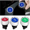 thumbnail image 5 of Jfqm Fit for Car Engine Start Switch Keyless Button Starter Auto Modified Car Ignition On Off Switches (Color : Red), 5 of 5