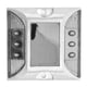 thumbnail image 1 of Luz solar para terraza, 6 LED, luz solar para camino de entrada, lámpara reflectante de doble cara para carretera, blanca, 1 of 10