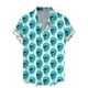 thumbnail image 5 of Camisas vintage con estampado floral de calaveras para hombre, divertidas camisetas de manga corta con estampado de calaveras en 3D, camisas hawaianas con solapa estampada para hombre, 5 of 5