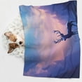 thumbnail image 6 of Yiaed Night Sky Elk Print Dog Blankets-Cat Blanket Washable for Couch Protection,Puppy Blanket, Soft Plush Reversible Throw Furniture Protector-Small, 6 of 8