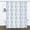 Light Blue, variant on Aegean Blue Geometric Shower Curtain, Waterproof Design and Polyester, Quick-Drying, Weighted Hem, Blue Fabric Shower Curtains Set for Bathroom W 72 x H 72, Durable and Washable with 12 Hooks